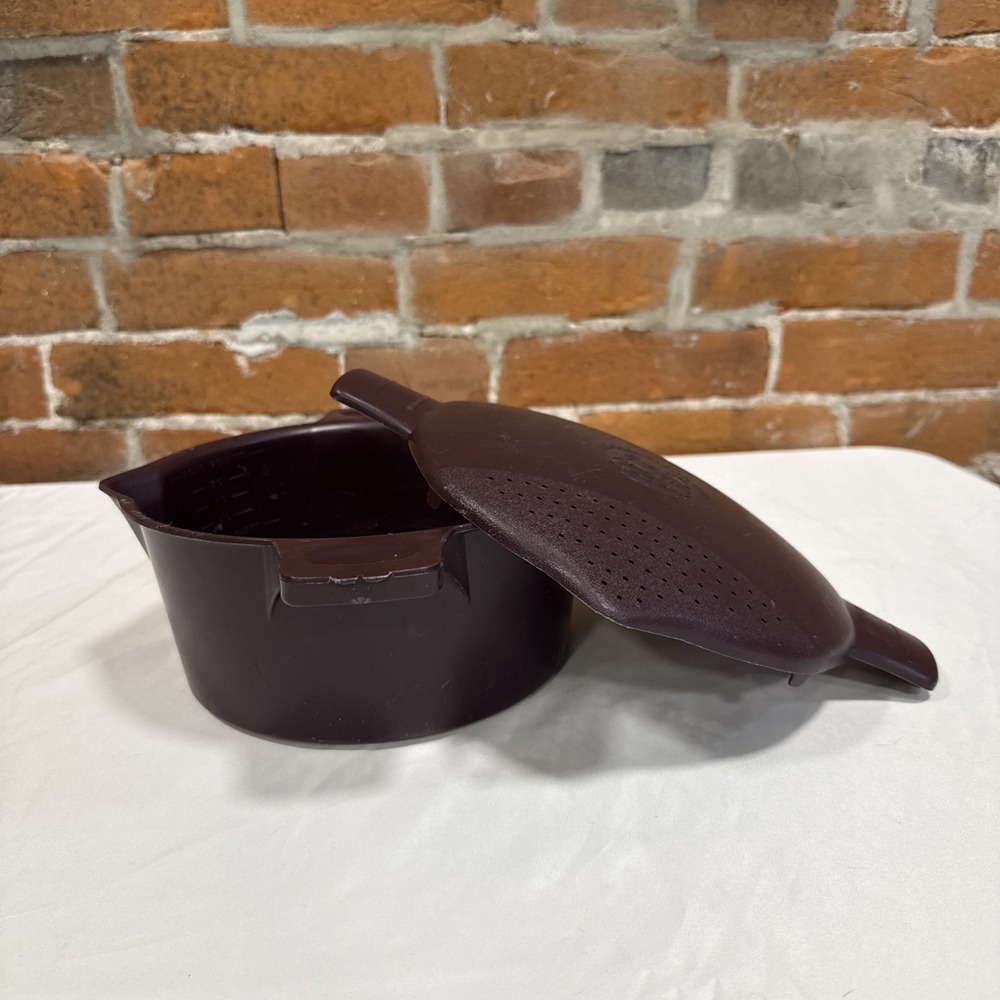 Pampered Chef Micro Cooker Large Microwave‎ Steamer Strainer 2 Quart 2778
